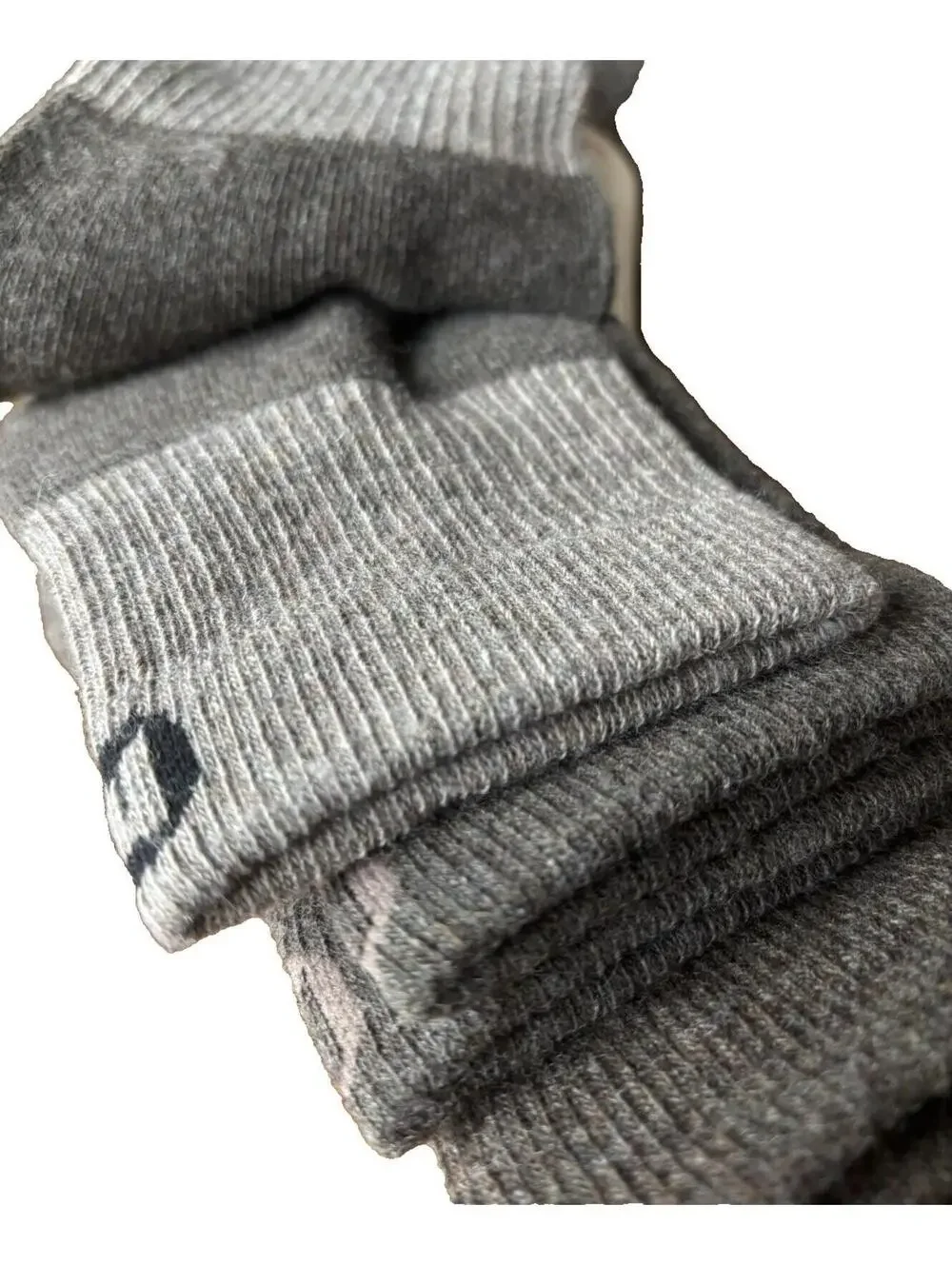 Merino Wool Work Socks for Men, 3 Pair Brown Size M/L New
